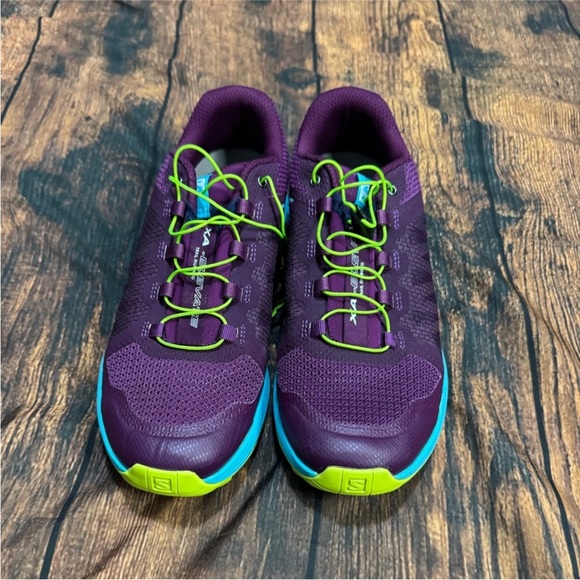Salomon XA Elevate Trail Running Shoes in Purple / Blue 8 - Picture 3 of 10